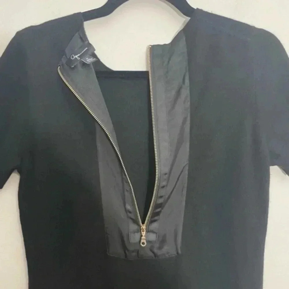 AQUACASHMERE black fitted 100% cashmere dress medium - Picture 5 of 6